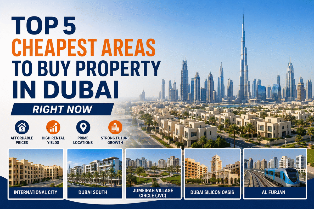 op 5 Cheapest Areas to Buy Property in Dubai